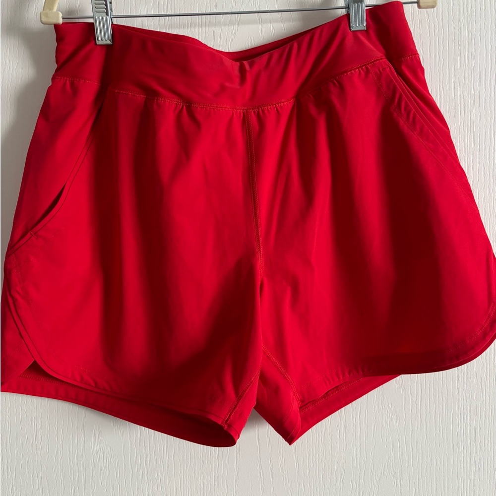 Lands' End Red Swim shorts